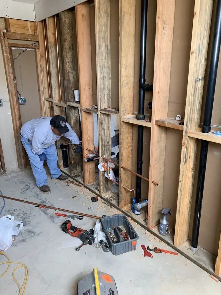 Commercial rough-in plumbing for Water Heater Replacement in Poplar-Davie